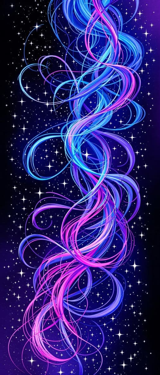 Twilight Blue Tendrils