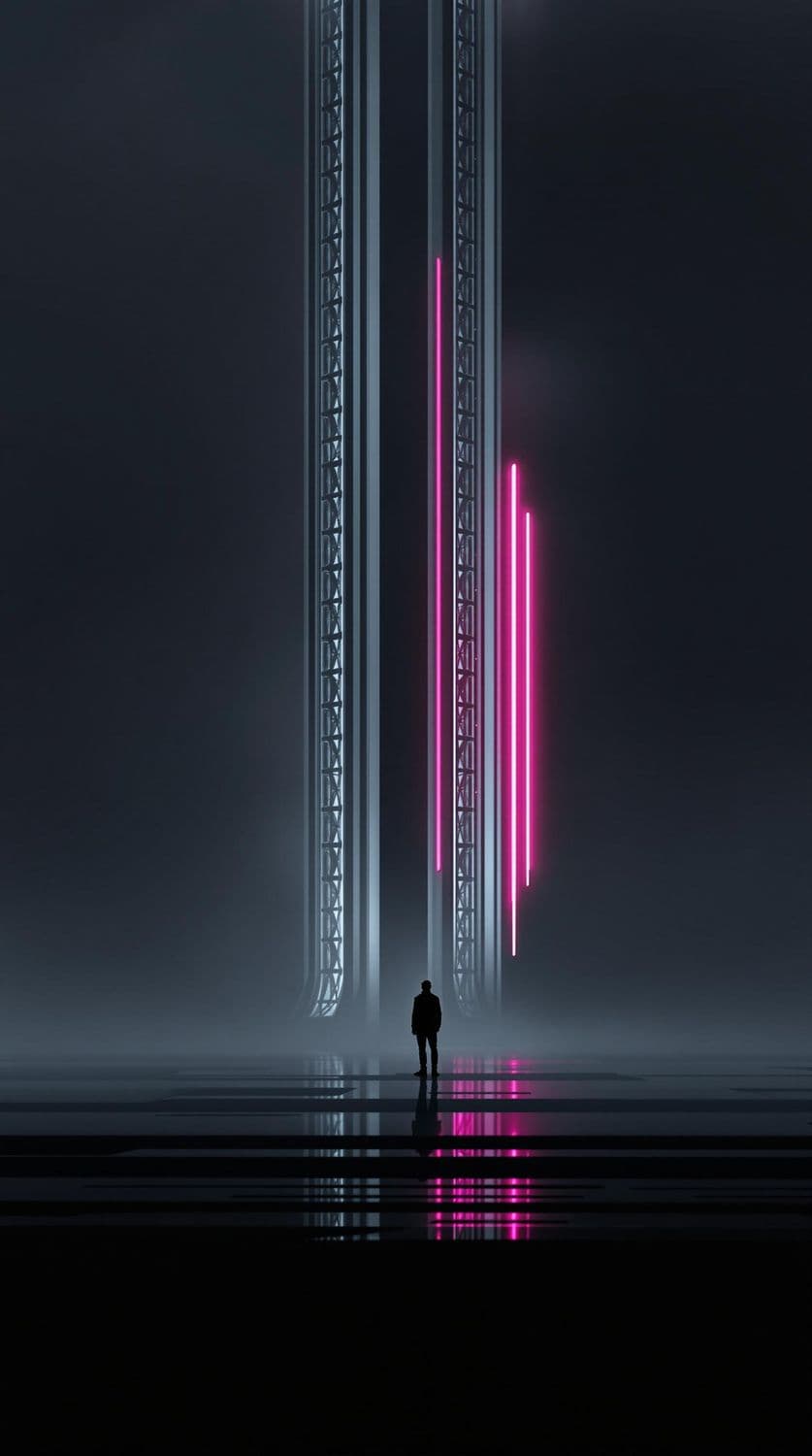 Futuristic Silver Cityscape