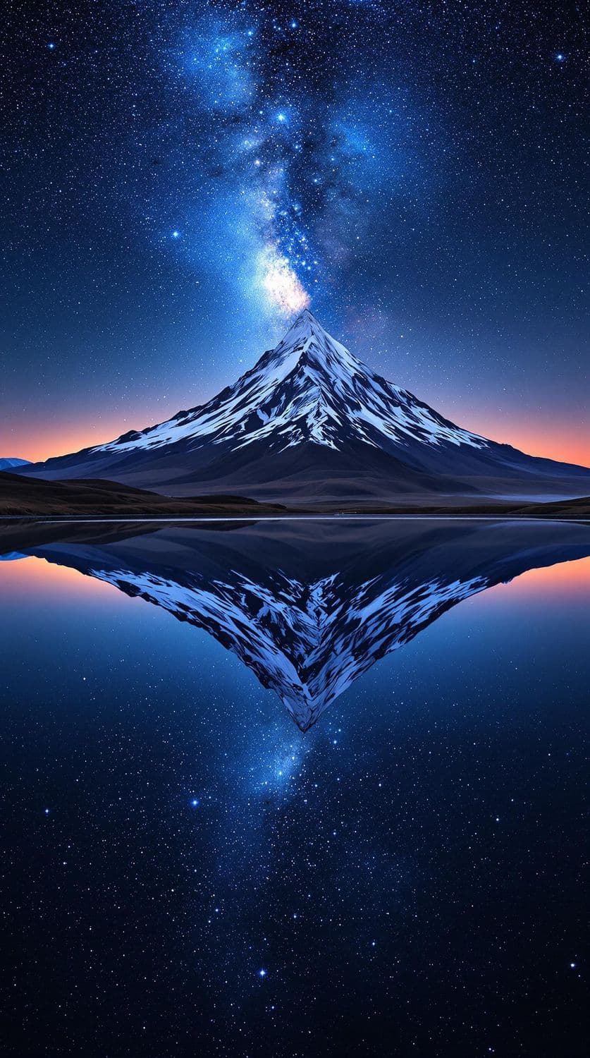 Celestial Reflections at Dusk