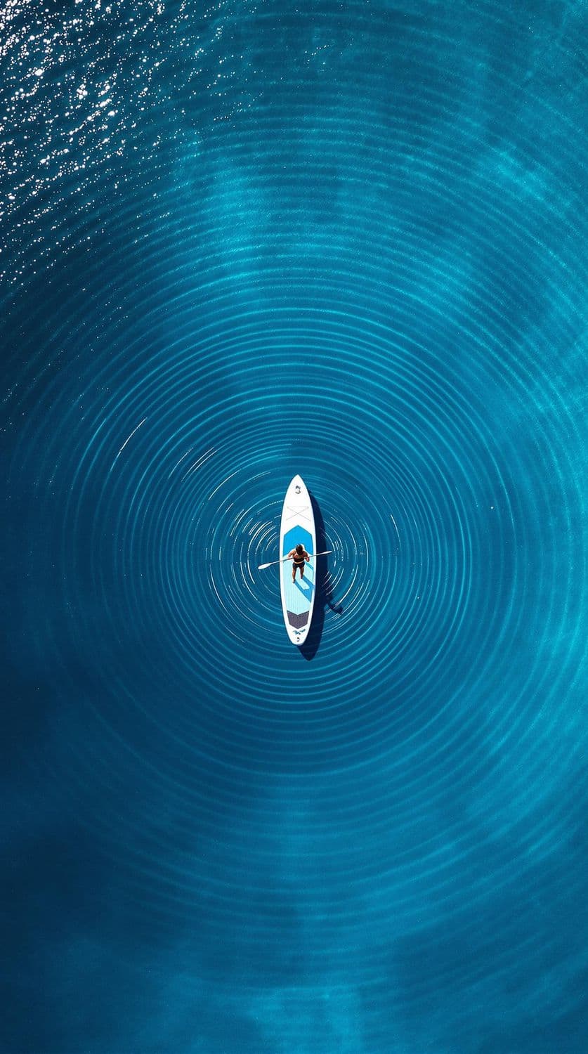 Paddleboard on Peaceful Lagoon