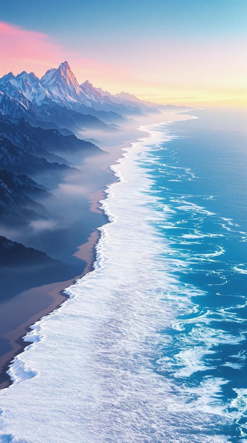 Sunrise Over Majestic Mountains