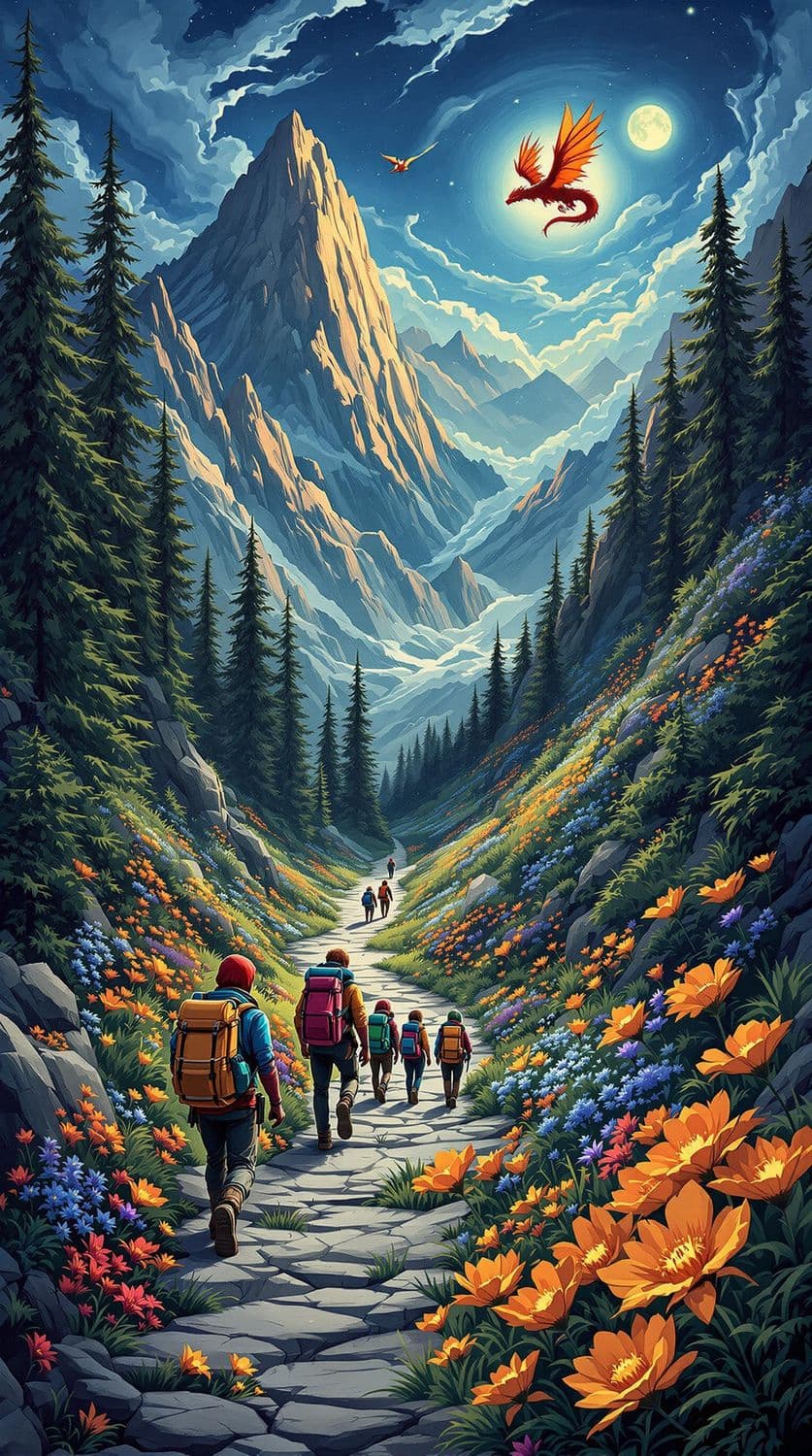 Fantasy Mountain Expedition