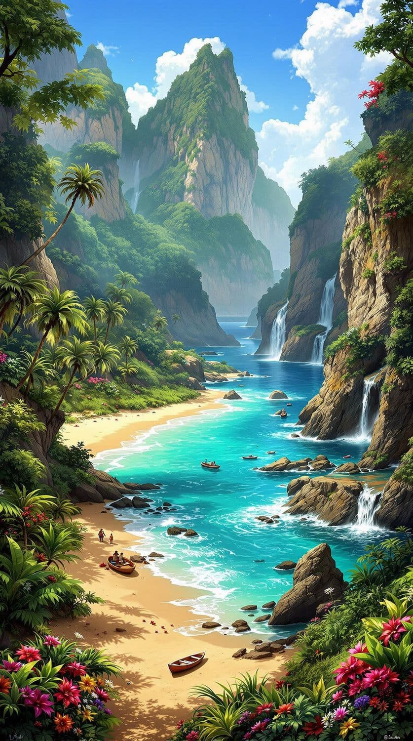 Dreamlike Coastal Paradise