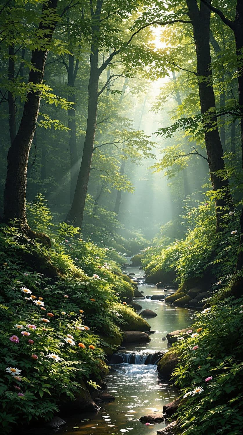 Dappled Forest Morning