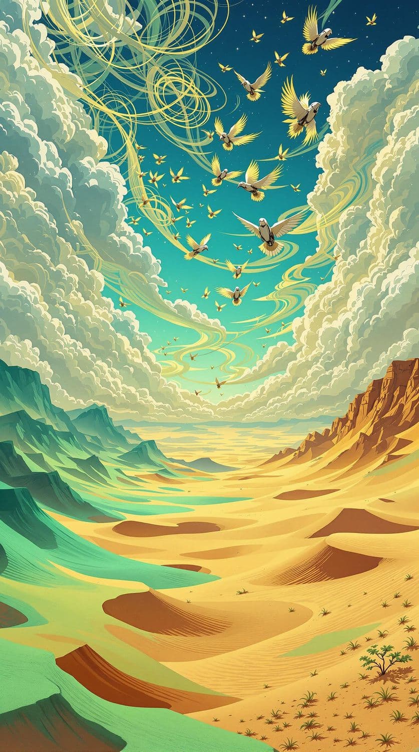 Futuristic Desert Mirage