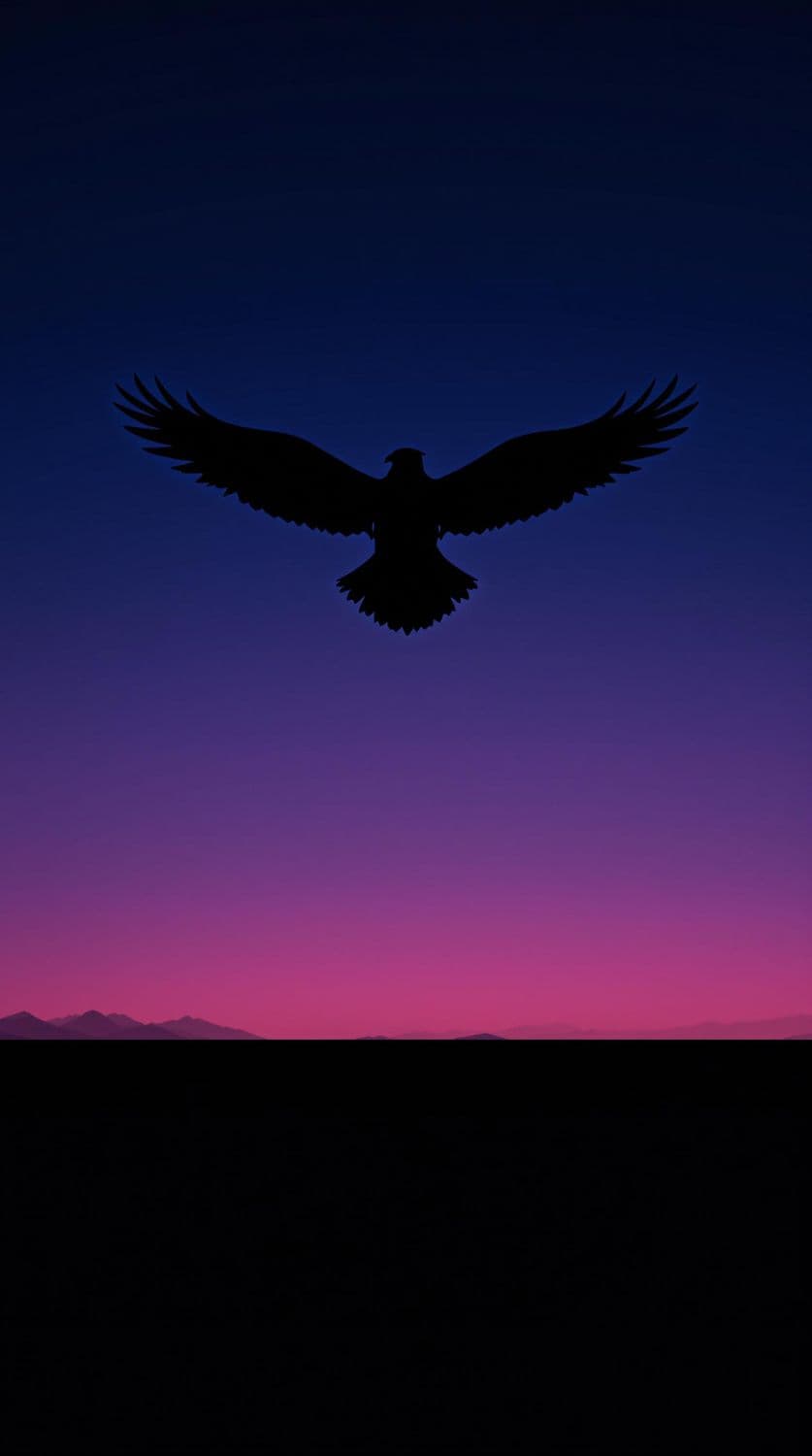 Majestic Eagle at Dusk