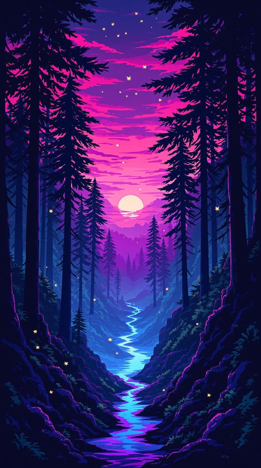 Enchanted Twilight Forest