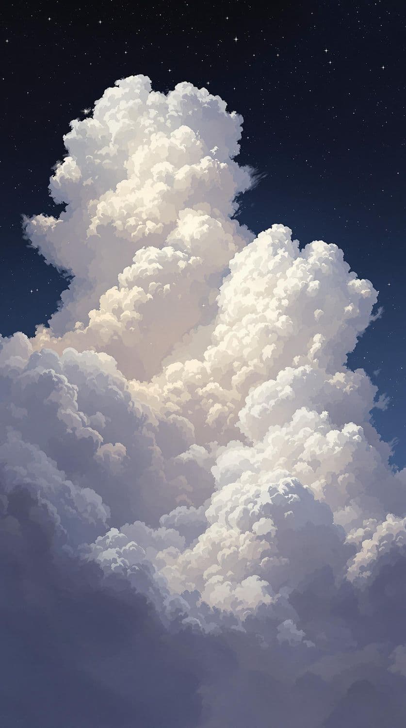 Majestic Clouded Night
