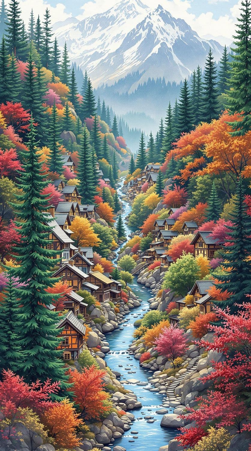 Autumn Mountain Retreat