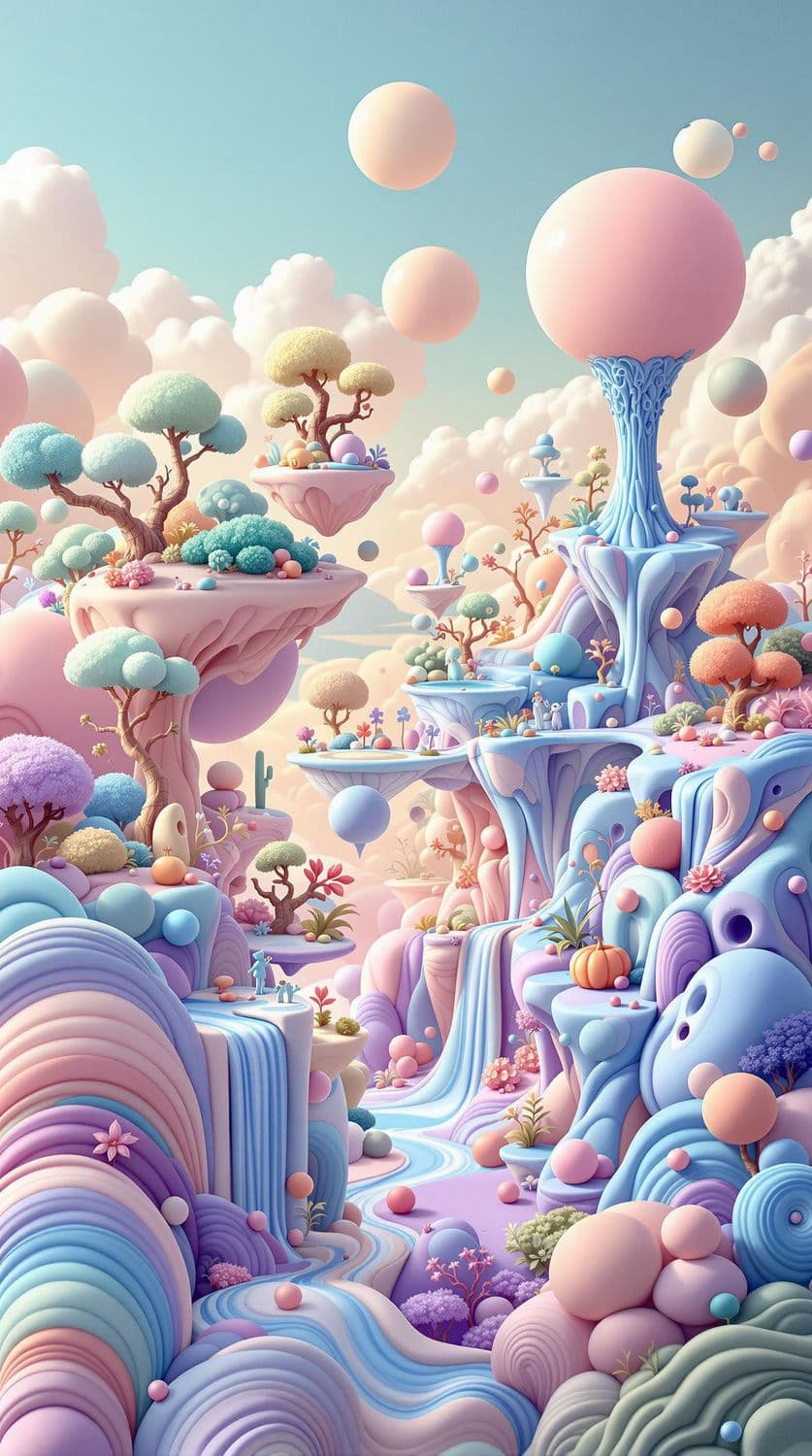 Floating Bubble Islands