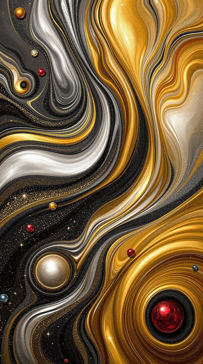 Golden Obsidian Whirl