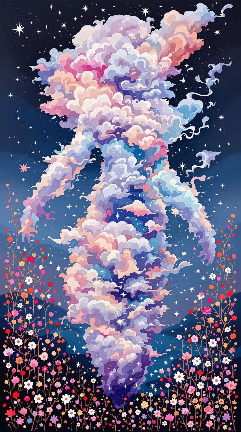 Cloud Silhouette at Twilight