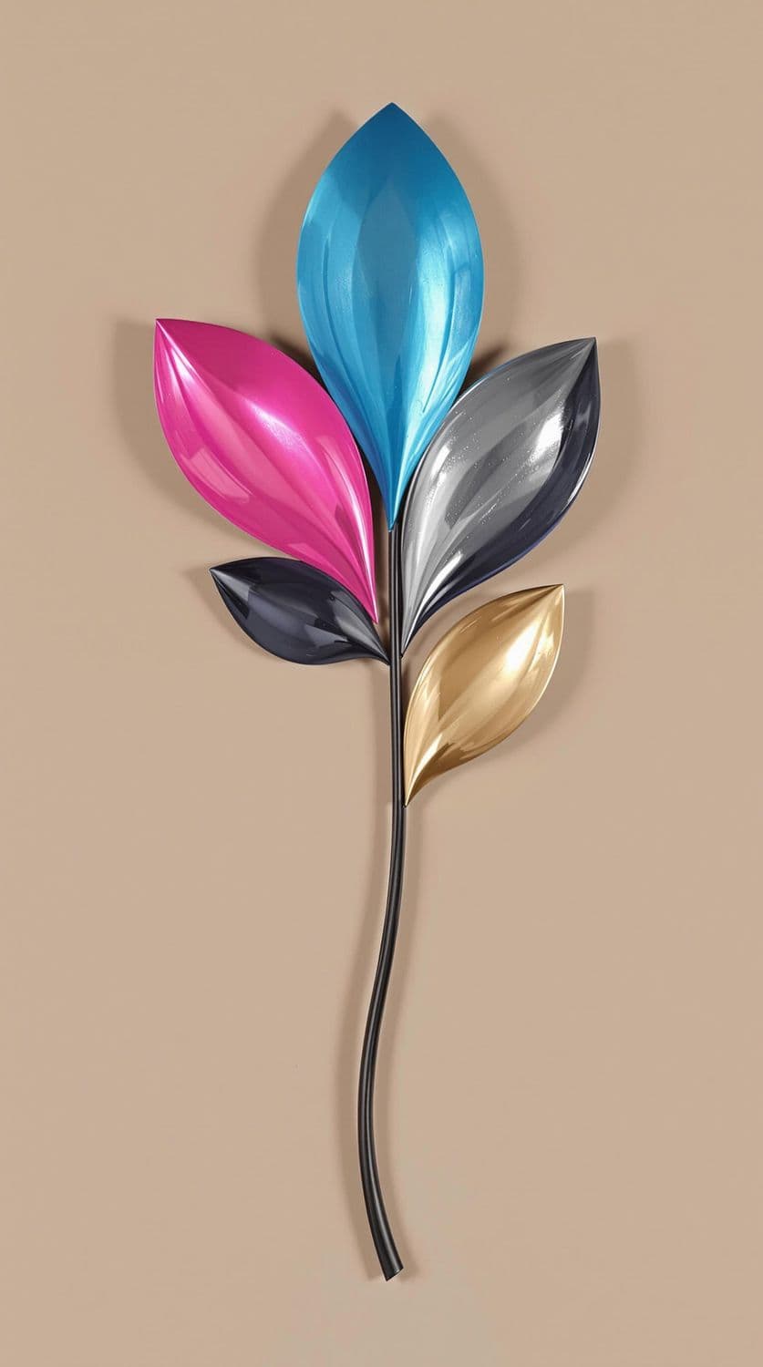 Contemporary Flower Sculpture