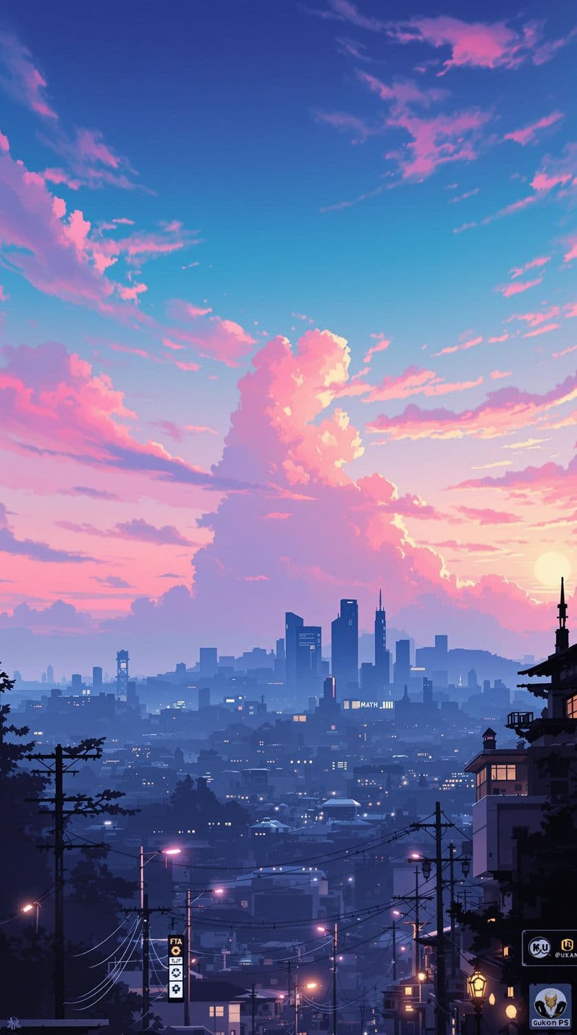 Futuristic City at Dawn