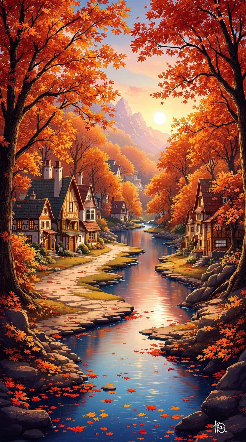 Autumnal Village Retreat
