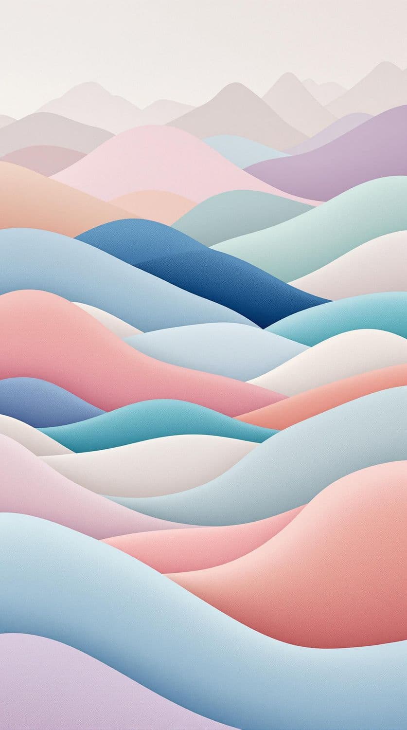 Ethereal Pastel Hills